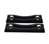 Lmrysalque Bobina di supporto per supporto per filamento per stampante 3D da 2 pezzi con cuscinetto regolabile per rotoli FDM PLA ABS