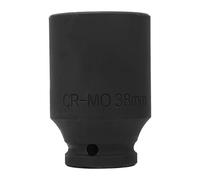 Lmrysalque Chiave a bussola esagonale da 1" per avvitatore ad aria compressa, 42, cromo molibdeno a prova di esplosione, accessori per utensili manuali (1" 80 mm, manica lunga H38 (quadrata, esagonale