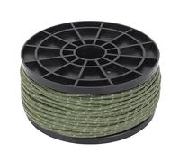 Lmrysalque Corda Paracord Riflettente 164FT PP 2,5 mm Sottile Antivento Corda per Tenda Portatile Corda per Paracadute per Escursione di Campeggio All'aperto (OD Verde)