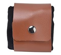 Lmrysalque Fruit Picking Bag Waist Hanging Canvas Material PU Style Folded Save Space Belt Foraging Bag (Unità di elaborazione nera)