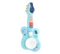 Lmrysalque Kids Play Guitar Electric Educational Musical Instruments Early Learning Colorful Guitar Music Toy for Toddler (Blu)