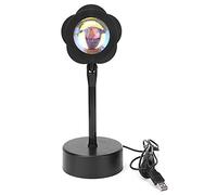 Lmrysalque Lampada proiezione al tramonto Rotazione di 180 gradi Cavo USB Luce d'atmosfera a LED per la fotografia di decorazioni per la stanza (Arcobaleno)