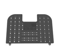 Lmrysalque Lavandino pieghevole Bacino Coperchio superiore Silicone Pennello per trucco Tappetino per pulizia Strumenti per trucco Lavandino bagno Organizzatore Controsoffitto (Nera)
