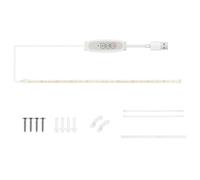 Lmrysalque Piante da Interno Coltiva Strisce Luminose LED Rosso Blu Lampada per Coltivazione per Coltura Supplemento Succulente Luce 4 Livelli Dimmerabili con Ciclo di 24 Ore (50 cm 4 strisce)