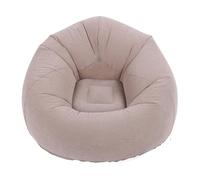 Lmrysalque Poltrona gonfiabile Divano portatile per soggiorno Camera da letto Balcone Sala lettura Grigio