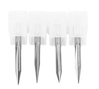 Lmrysalque Punta per incisione a 2 taglienti a forma di V da 4 pezzi 4x0,3x15°/4x0,3x20°/4x0,3x25°/4x0,3x30°