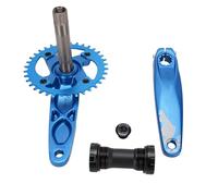 Lmrysalque Set di pedivelle per Bici guarnitura Cava Integrata 36T Movimento Centrale con Corona per Dente Negativo Positivo a 8-12 velocità per Bicicletta da Strada di Montagna