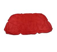 Lmrysalque Tettoia per altalena da esterno Copertura superiore per sedia da altalena impermeabile in tessuto Oxford rivestito in argento per accessorio per parasole da giardino (Rossa)