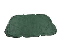 Lmrysalque Tettoia per altalena da esterno Copertura superiore per sedia da altalena impermeabile in tessuto Oxford rivestito in argento per accessorio per parasole da giardino (Verde scuro)