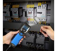 Lmrysalque Tipo di Penna Multimetro Digitale Palmare Retroilluminazione Display LCD Misuratore di Tensione CC/CA Tester di Continuità del Diodo di Resistenza