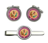 Lms London Midland Scozzese Ferrovia Crest Gemelli E Fermacravatta Set