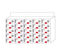 LMTYBOC Armadietto per telefono cellulare in lega di alluminio con manico, 5-80 slot, armadio per cellulare, montaggio a parete per una gestione sicura (modello 25A)