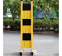 LMTYBOC Barricata ritrattabile espandibile di controllo della folla, portone mobile della barriera di sicurezza per i cortili/strade, 2,5 m - 8,0 m di larghezza, barriera di traffico portatile per gli