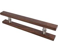 LMTYBOC Maniglia per porta in legno massiccio a doppia faccia stile scala moderna e contemporanea per porte in legno, acciaio, alluminio e vetro, tiri per porte scorrevoli commerciali