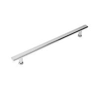 LMTYBOC Maniglia per porta in vetro push and pull del bagno, maniglia per porta in acciaio inossidabile per porta in vetro, finitura lucida completa - Sostituzione della manopola della porta