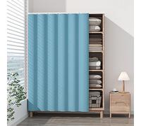 LMTYBOC Porta antipolvere per armadio per scarpe e librerie, privacy con binario, elegante e funzionale, protezione antipolvere per scaffali e porte
