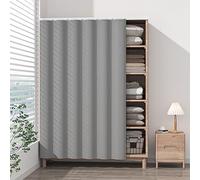 LMTYBOC Porta armadio antipolvere per riporre scarpe e librerie, include binario, copertura antipolvere per scaffali, soluzione elegante e funzionale per nizing