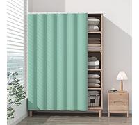 LMTYBOC Porta armadio antipolvere per scarpiera e libreria, copertura per la privacy con binario, soluzione elegante per riporre scaffali, nize e proteggere i tuoi oggetti