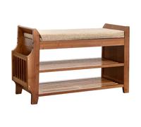 LMTYBOC Scarpiera a 2 ripiani con cuscino rimovibile e cassetto laterale, moderna per ingresso, camera da letto, soggiorno, carico massimo 100 kg, disponibile in 60/80/100 x 30 x 50 cm