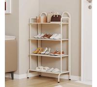 LMTYBOC Scarpiera ad alta capacità, verticale, salvaspazio, per armadio, multifunzione, per scarpe e borse, design aperto, 45 cm, bianco