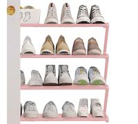 LMTYBOC Scarpiera angolare a forma di Z, scarpiera a più livelli, scarpiera da ingresso, scarpiera salvaspazio, perfetta per uso domestico, 48,3 cm