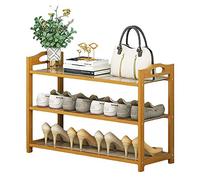 LMTYBOC Scarpiera impilabile in legno, espandibile, antipolvere, facile da montare, soluzione portatile per scarpe, 90 cm di altezza x 30 cm di larghezza x 90 cm di lunghezza