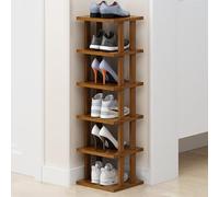 LMTYBOC Scarpiera impilabile in legno, salvaspazio, per ingresso, corridoio, camera da letto, esterno, design versatile fai da te, scarpa compatta per piccoli spazi