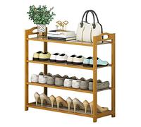 LMTYBOC Scarpiera in legno, impilabile a 10 ripiani, antipolvere, facile da montare, portatile, per armadio, ingresso, 90 cm, massimizza spazio e stile
