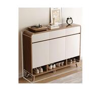 LMTYBOC Scarpiera in legno massello, regolabile, per interni, per ingresso, corridoio e casa, elegante e funzionale, con ripiani multipli