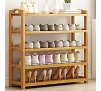 LMTYBOC Scarpiera moderna in bambù, scarpiera autoportante per ingresso, camera da letto, soggiorno, sottile 50 cm, soluzione per riporre le scarpe