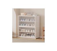 LMTYBOC Scarpiera moderna ribaltabile e mobiletto - elegante corridoio per calzature, design salvaspazio, bianco, 71 x 64 cm - Scarpiera perfetta per ingresso