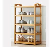 LMTYBOC Scarpiera stretta in bambù, multifunzione, salvaspazio, mensola angolare, per casa, ingresso, corridoio, ideale per scarpe e accessori