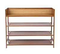 LMTYBOC Scarpiera verticale a 4 ripiani, soluzione semplice per riporre oggetti, 80 x 26,9 x 63 cm, perfetta per il giorno della memoria e l'uso quotidiano
