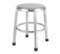 LMTYBOC Sgabello da bar in acciaio inossidabile per altezza del bancone della cucina con altezza di seduta dello schienale 40CM