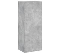 LMTYOENFG Mobile da parete per TV, 40,5 x 30 x 102 cm, grigio cemento | Versatile mensola da parete per soggiorno e camera da letto con 3 scomparti dietro la porta per un ordine compatto nella