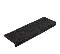 LMTYOENFG Tappetino per gradini, autoadesivo, 10 pezzi, nero, 65 x 21 cm | Protegge le scale del corridoio dall'usura, attenua sensibilmente il rumore di calpestio e garantisce una presa sicura grazie