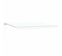 LMTYOENFG Tenda da sole con braccio snodato, 500 x 350 cm, estensibile automaticamente, per terrazza e giardino, stabile, con manovella e montaggio a parete, 270 g/m²