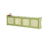 LMXRYPD Copri-router, Mobiletto a Parete per Router, Mensola Organizer per Cavi a Scomparsa, Organizzazione Multi-dispositivo, per Casa e Ufficio(Green,Large)