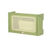 LMXRYPD Copri-router, Mobiletto a Parete per Router, Mensola Organizer per Cavi a Scomparsa, Organizzazione Multi-dispositivo, per Casa e Ufficio(Green,Small)