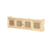 LMXRYPD Copri-router, Mobiletto a Parete per Router, Mensola Organizer per Cavi a Scomparsa, Organizzazione Multi-dispositivo, per Casa e Ufficio(Natural,Large)
