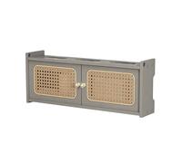 LMXRYPD Copri-router, Mobiletto a Parete per Router, Mensola Organizer per Cavi a Scomparsa, Organizzazione Multi-dispositivo, per Casa e Ufficio(Gray,Medium)