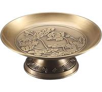 LMYFGHRD Cesto di frutta retrò, in ottone, per banconi della cucina, decorazione per la casa e la cucina, 25 cm