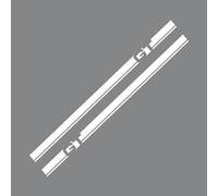 LMYSLCDW 2 Pezzi Auto Adesivi Strisce Laterali per Alfa Romeo GT,Grafico Strisce Corsa Adesivo Distintivo Sportivo Emblemi Decalcomanie Accessori Decorativi