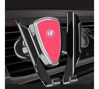 LMYSLCDW Auto Supporto Smartphone per Alfa Romeo Mito 2008-2019,Flessibile Regolabile Rotating Auto Bocchette Telefono Supporto Decorativi Accessori,Pink
