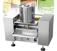 LMzythrop Crepiera Elettrica Professionale,Include Secchio in Acciaio Inossidabile,Nastro Trasportatore,Rullo per Impasto e Vassoio,Piastra per Crepes,Diametro della Frittella 8inches