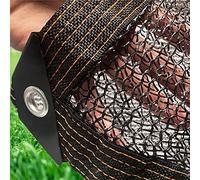 LMZYXJYC Rete Giardino Rete Ombreggiante Frangivista Balcone,4 Pin Telo Ombreggiante Occhiellato,50% Protezione UV Rete Ombreggiante Robusta Antistrappo per Fiori,Colture e Serre (W3xL8m)