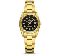 LN LENQIN Orologio Donna Orologi Donna Orologi in Acciaio Inossidabile Orologio Polso Analogico Al Quarzo Impermeabile Dal Design Classico