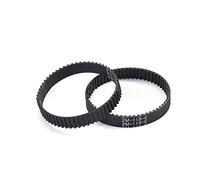 Lnanqing-Cinghia di trasmissione 2 mgt 2m 2gt. Lunghezza del passo della cinghia sincrona del tempo 118 120 122 124 126 128 130 132 134 136 138 larghezza 6mm Gomma chiusa, Fluido ed efficiente(134-2GT