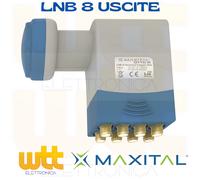 LNB 8 USCITE INDIPENDENTI CONVERTITORE ILLUMINATORE LNB080 LTE FREE