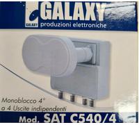 LNB monoblocco quattro a 4° Gradi 4 uscite indipendenti